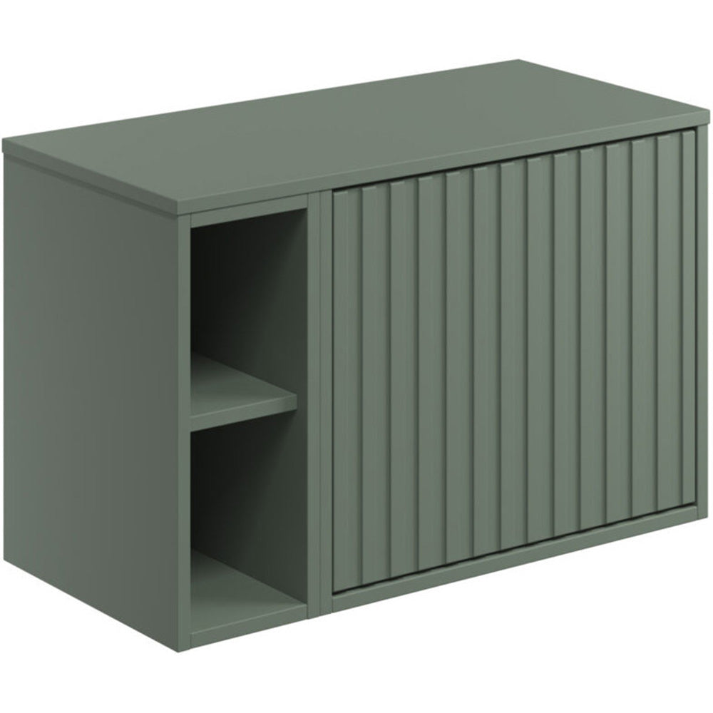 Luxe81 Alfie 800mm Wall Hung Unit with Open Storage