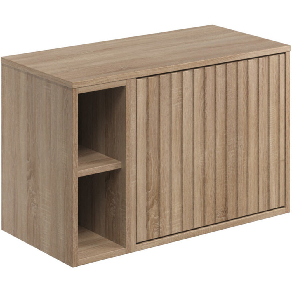 Luxe81 Alfie 800mm Wall Hung Unit with Open Storage