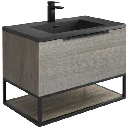 Luxe81 Ambience 800mm LED Wall Hung Vanity Unit