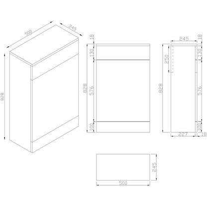 Luxe81 Ambience Toilet Unit