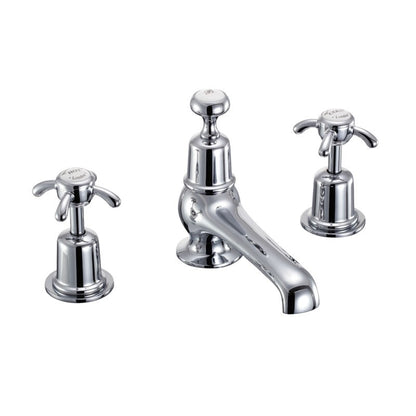 Burlington Anglesey AN12 3 Tap Hole Mixer with Pop-up Waste