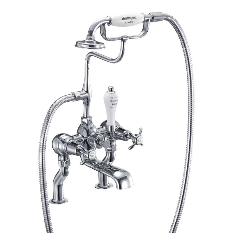Burlington Anglesey AN15 Bath Shower Mixer Deck Mounted