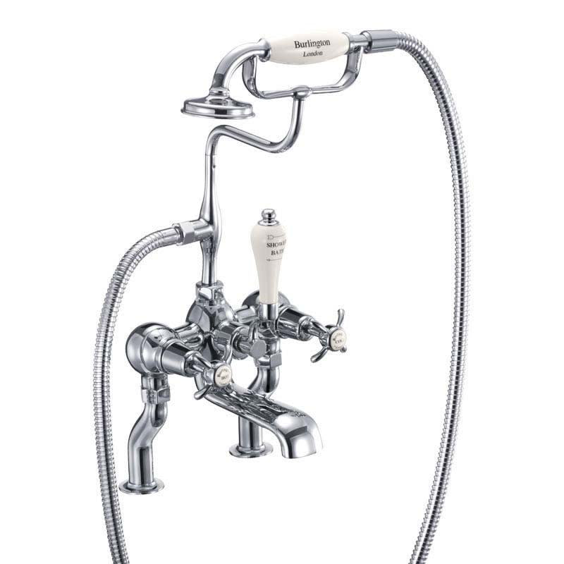 Burlington Anglesey AN15 Bath Shower Mixer Deck Mounted