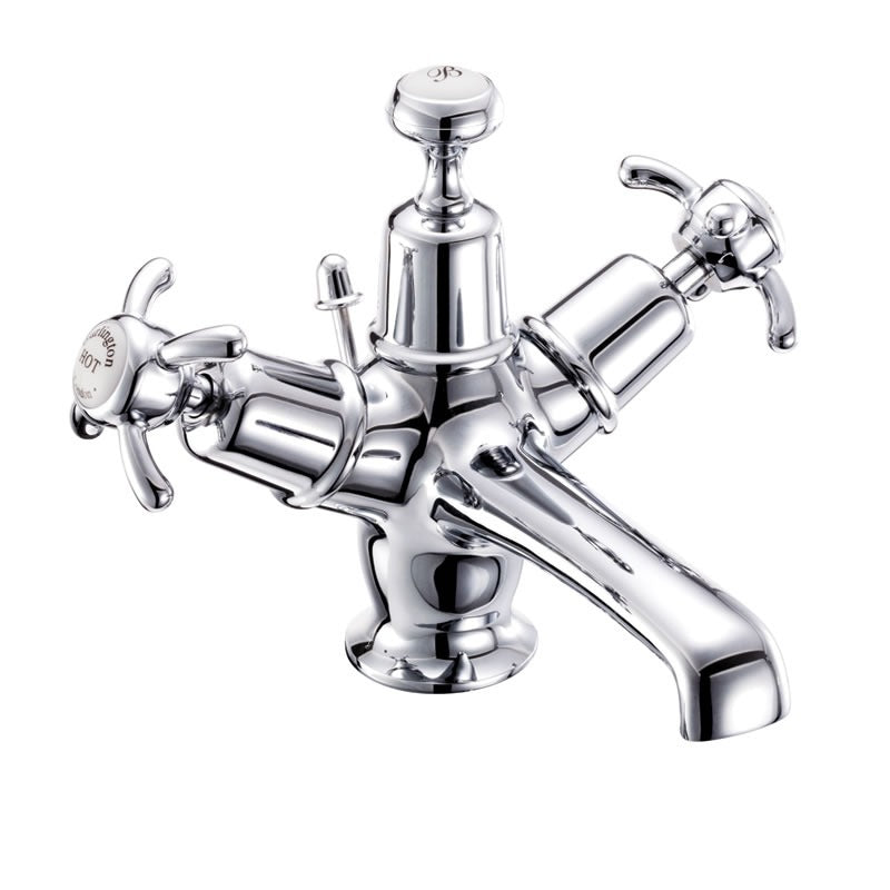 Burlington Anglesey AN4 Basin Mixer with Pop-up Waste