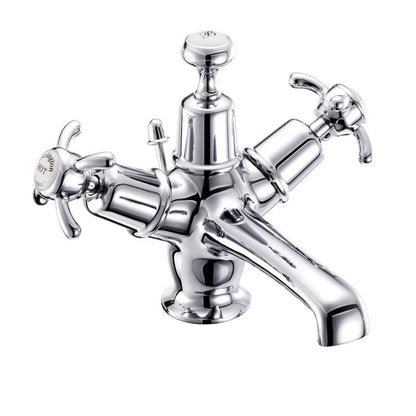 Burlington Anglesey AN4 Basin Mixer with Pop-up Waste