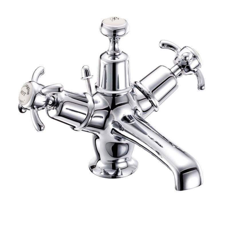 Burlington Anglesey AN4 Basin Mixer with Pop-up Waste