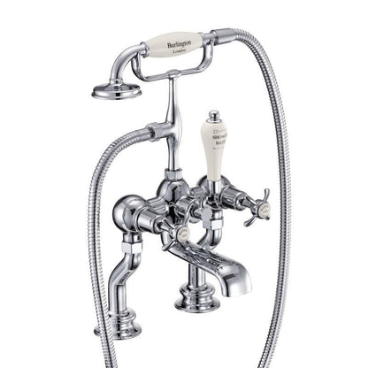 Burlington Anglesey Regent Bath Shower Mixer Deck-Mounted