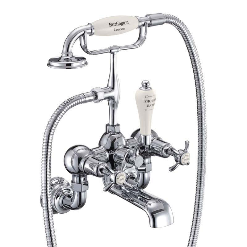 Burlington Anglesey Regent Bath Shower Mixer Wall-Mounted