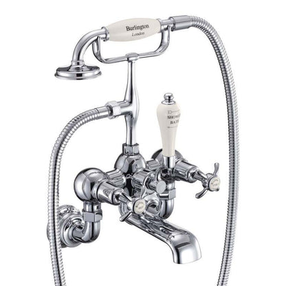 Burlington Anglesey Regent Bath Shower Mixer Wall-Mounted