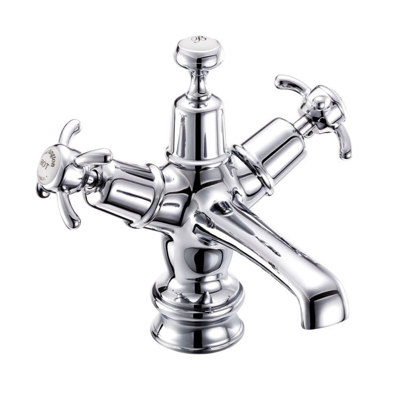Burlington Anglesey ANR6-QT Regent Basin Mixer with Click-Clack Waste