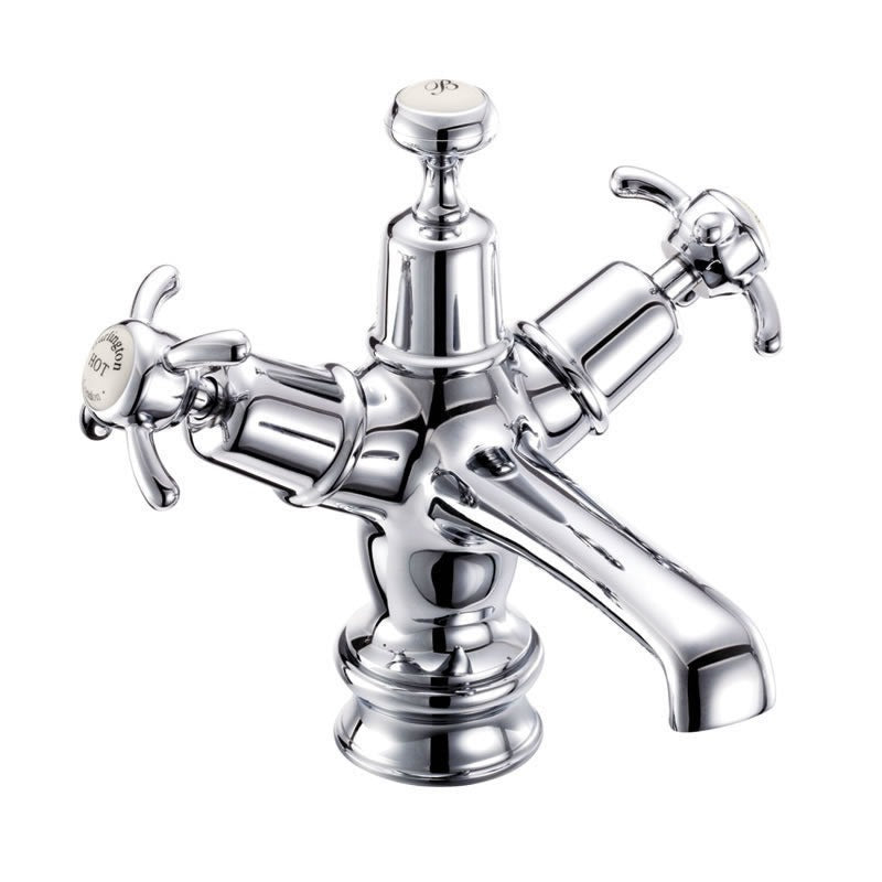 Burlington Anglesey ANR6-QT Regent Basin Mixer with Click-Clack Waste