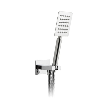 Vado AQB-SFMKWO/SQ-C/P Aquablade Square Mini Shower Kit With Integra