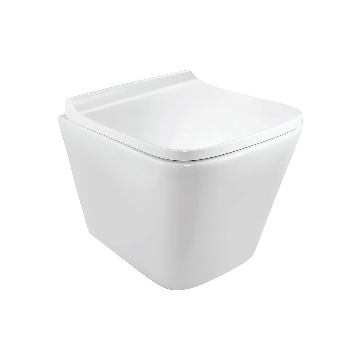 Geberit 502.293.00.7 Selnova 360 x 530mm Wall-Hung Washdown Shrouded Rimless WC Pan White