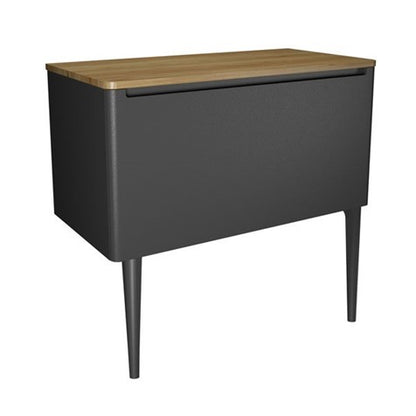Crosswater Artist 1000 Single Drawer Unit & Solid Oak Worktop