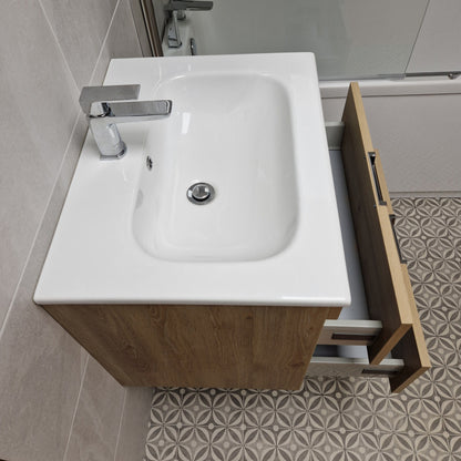 Luxe81 Aubrey 600mm Wall Hung Vanity Unit