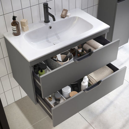 Luxe81 Aubrey 800mm Wall Hung Vanity Unit