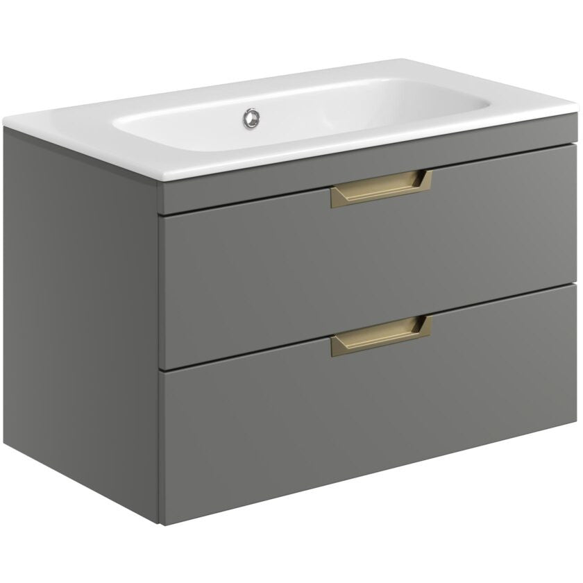 Luxe81 Aubrey 800mm Wall Hung Vanity Unit