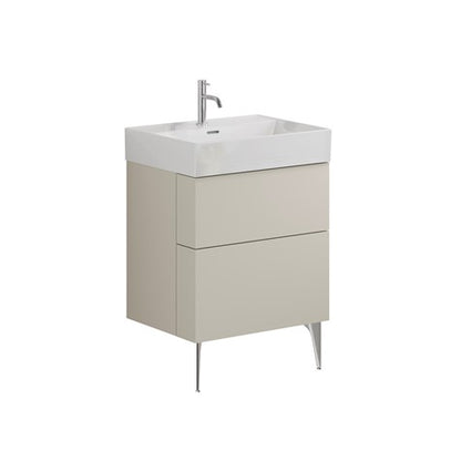 Crosswater Avenue 600mm Two Drawer Vanity with Ceramic Basin