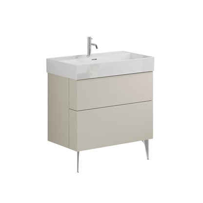Crosswater Avenue 800mm Two Drawer Vanity with Ceramic Basin