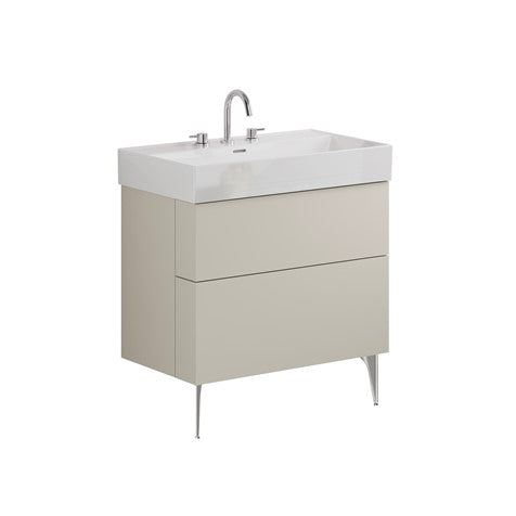 Crosswater Avenue 800mm Two Drawer Vanity with Ceramic Basin