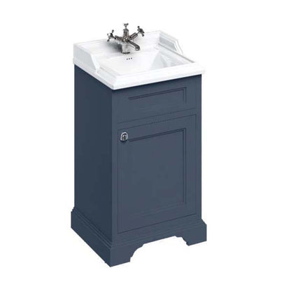 Burlington Bathrooms Freestanding 50cm Basin Unit with Door