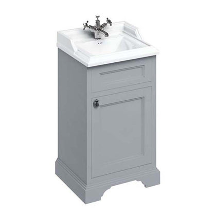 Burlington Bathrooms Freestanding 50cm Basin Unit with Door