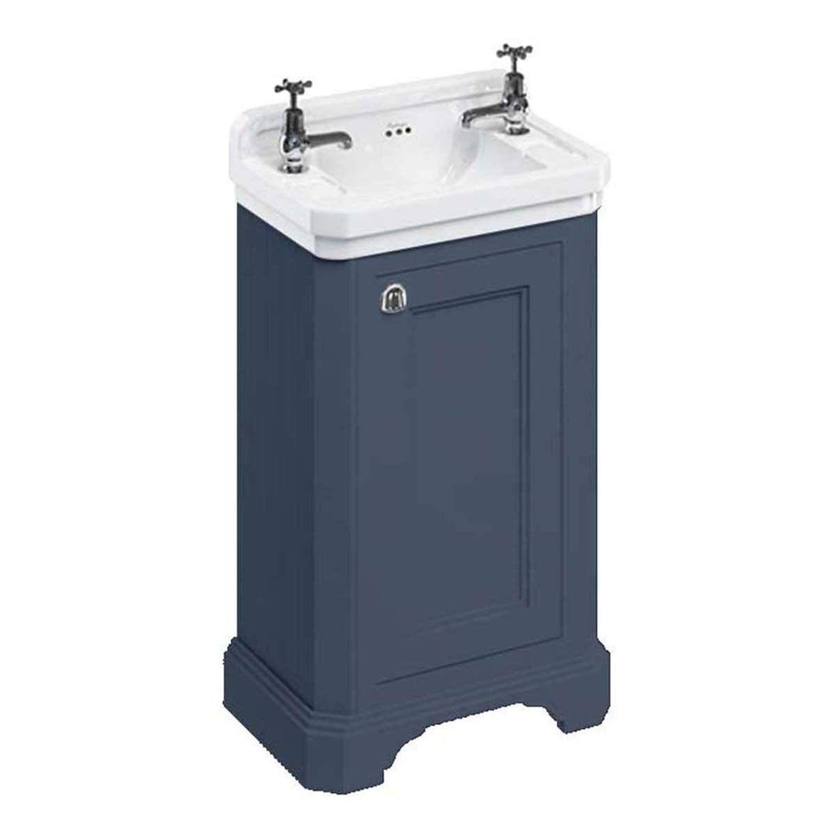 Burlington Bathrooms Cloakroom Basin Unit with Door