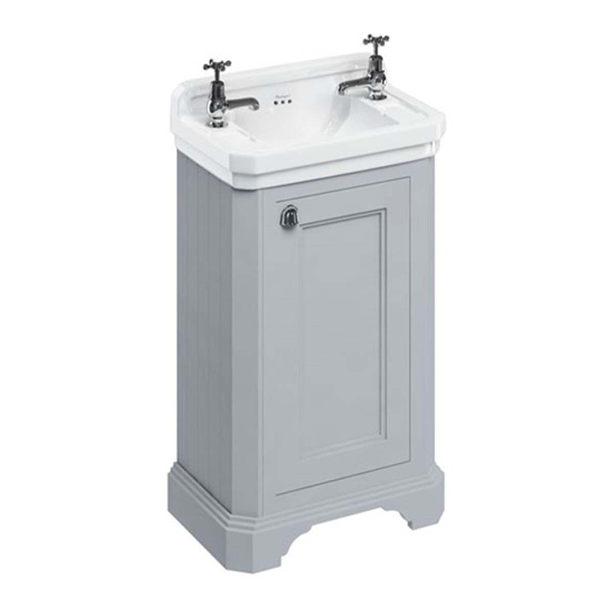 Burlington Bathrooms Cloakroom Basin Unit with Door