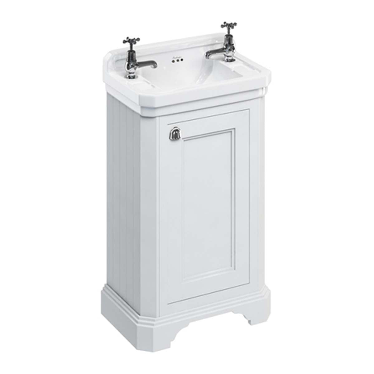 Burlington Bathrooms Cloakroom Basin Unit with Door