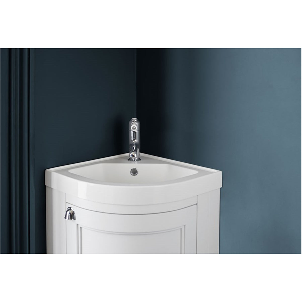 Burlington Bathrooms Freestanding 43cm Corner Vanity Unit