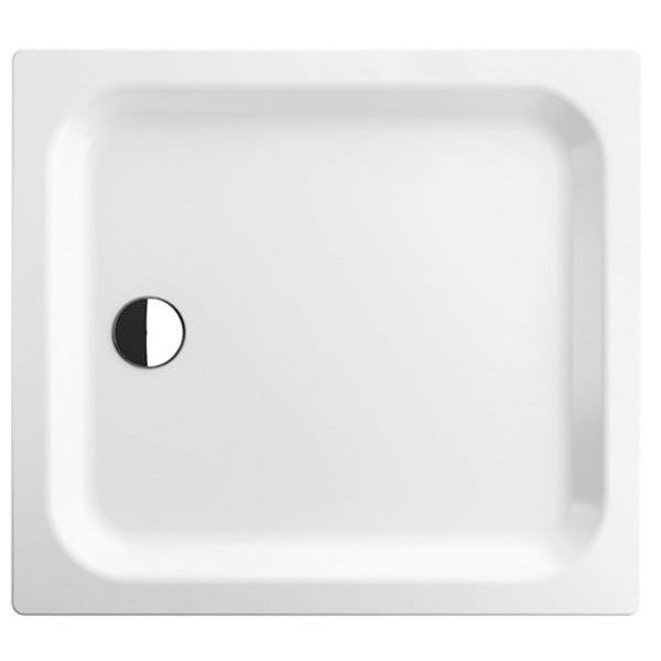 Bette 1000 x 800 x 25mm Rectangular White Enamelled Steel Shower Tray