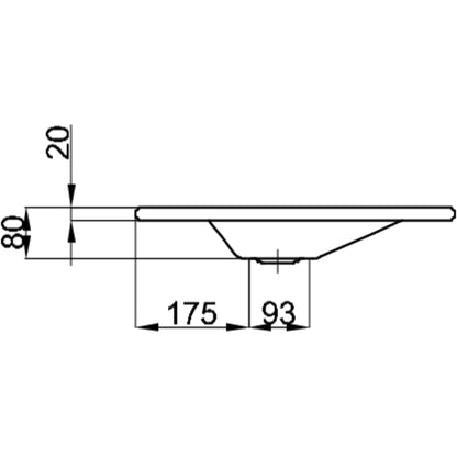 Bette Aqua Basin Built-in Drawing Image