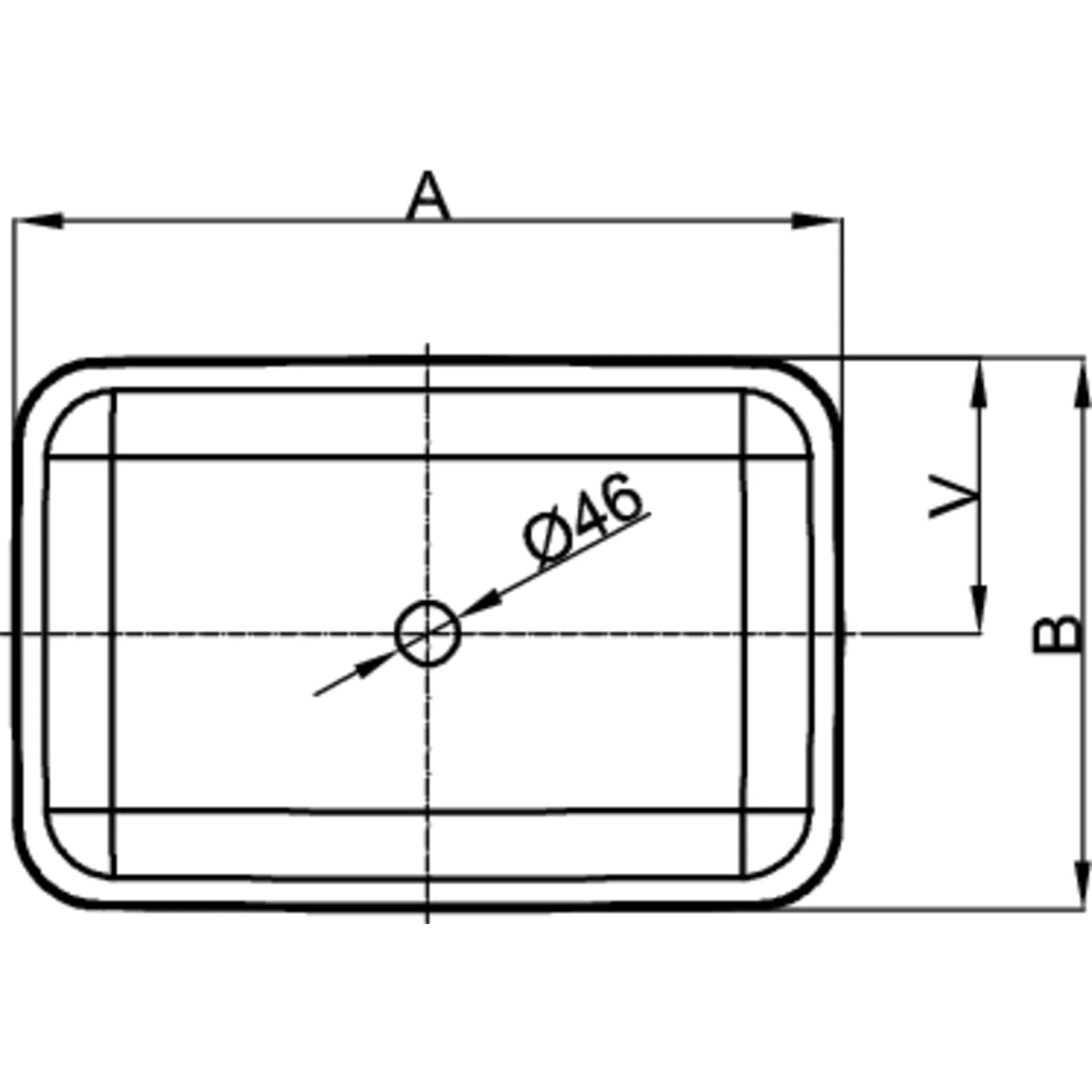 Bette Art Counter Top Basin Drawing Image
