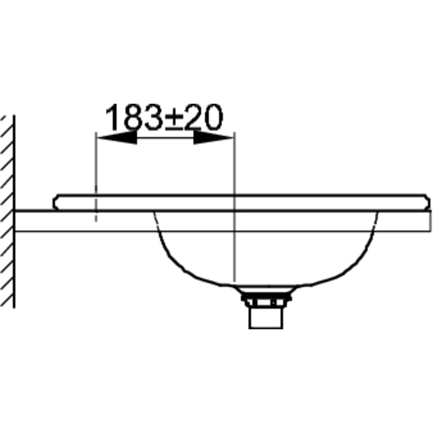 Bette Comodo Basin Built-in Drawing Image