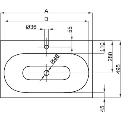Bette Comodo Basin Built-in Drawing Image