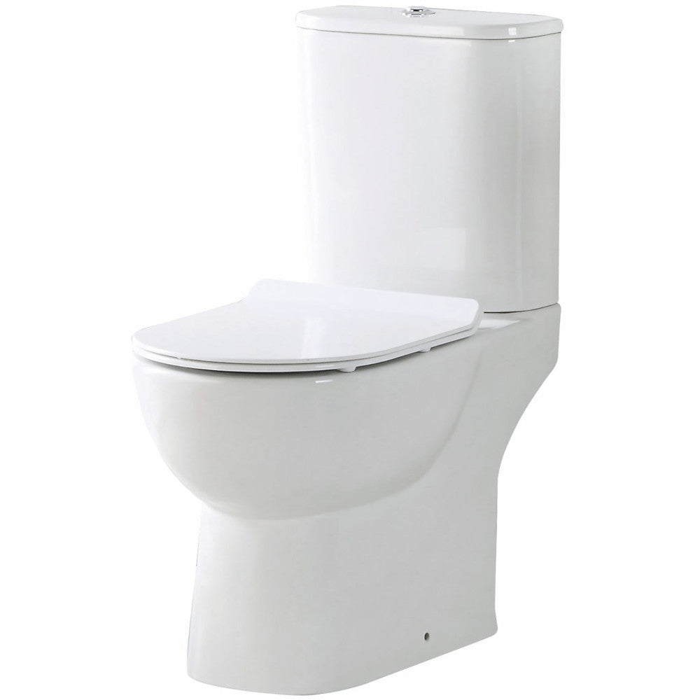 Luxe81 Belini Open Back Rimless Close Coupled Toilet