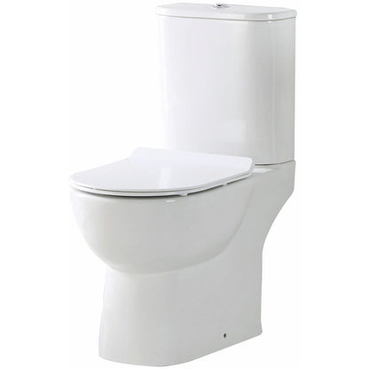 Luxe81 Belini Open Back Rimless Close Coupled Toilet