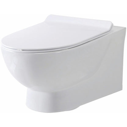 Luxe81 Belini Rimless Wall Hung Toilet and Soft Close Seat