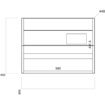Luxe81 Bella Wall Hung Vanity Unit