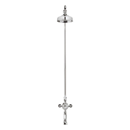 Crosswater Belgravia Thermo Shower Valve with Fixed Head and Bath Spout in Chrome