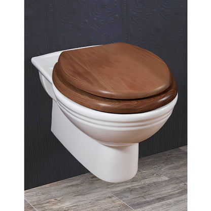 Silverdale BEPANWM6WHI Victorian White Wall Mounted WC Pan