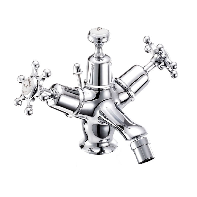 Burlington Birkenhead BI13 Bidet Mixer with Pop-up Waste