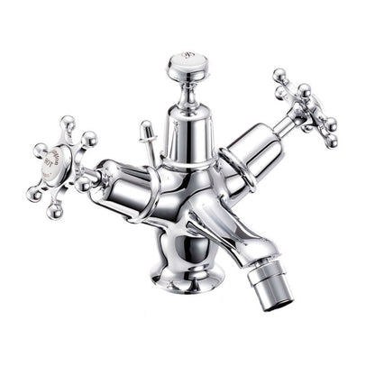 Burlington Birkenhead BI13 Bidet Mixer with Pop-up Waste