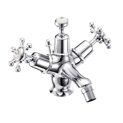 Burlington Birkenhead BI13 Bidet Mixer with Pop-up Waste