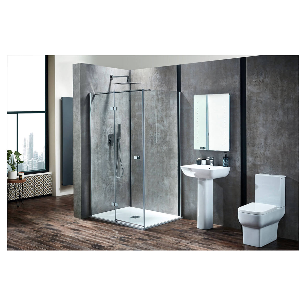 Aqua Edition Bella White Close Coupled Toilet With Soft Close Seat And Cistern BIQR32PAN