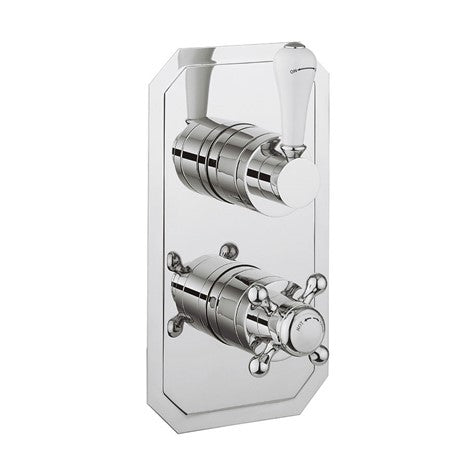 Crosswater Belgravia Single Outlet 2 Handle Concealed Thermostatic Shower Valve