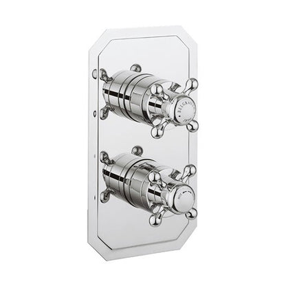 Crosswater Belgravia Single Outlet 2 Handle Concealed Thermostatic Shower Valve