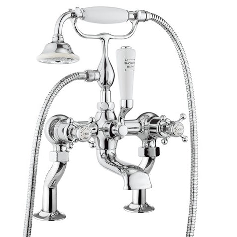 Crosswater Belgravia Crosshead Bath Shower Mixer With Kit