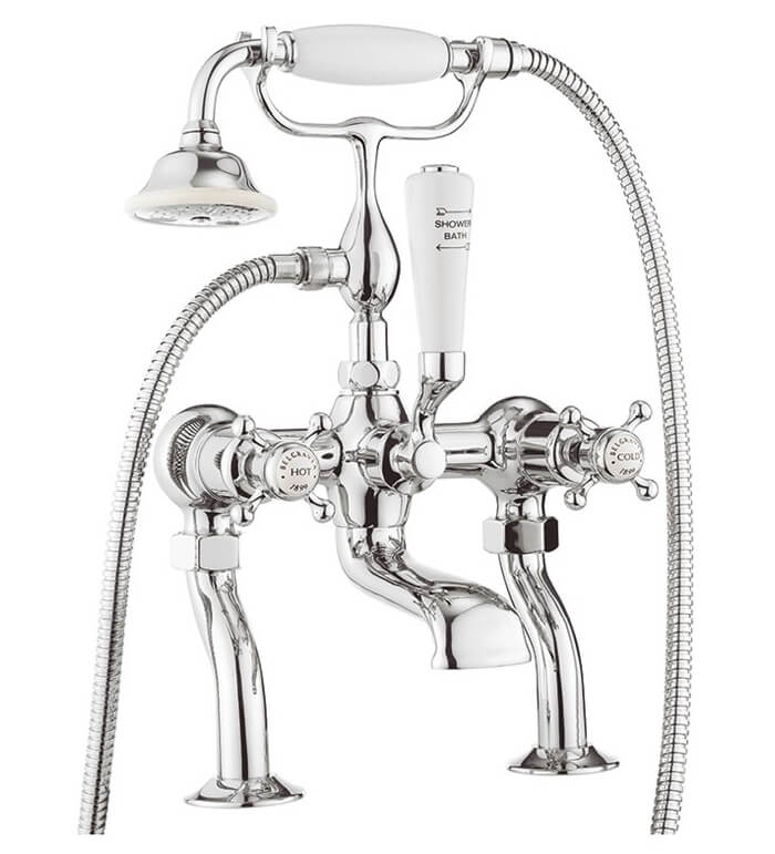 Crosswater Belgravia Lever Bath Shower Mixer with Kit