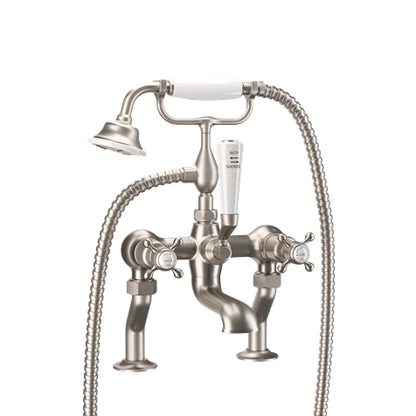 Crosswater Belgravia Crosshead Bath Shower Mixer With Kit